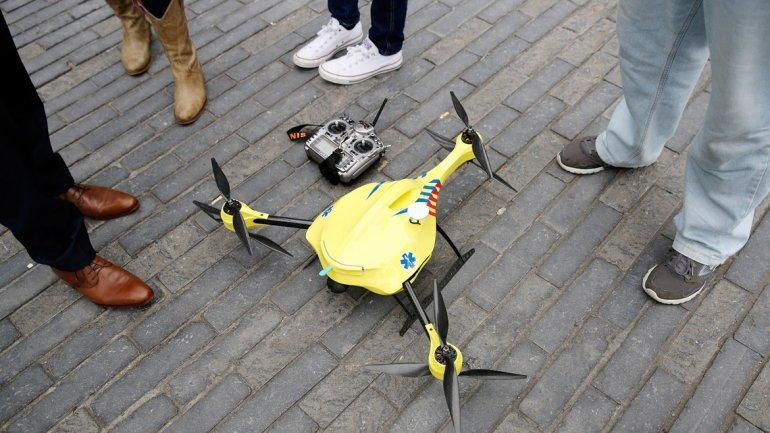 Drone ambulancia en Argentina